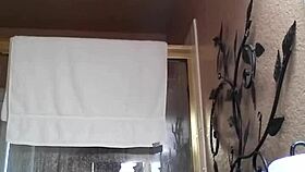 shower time turns into amateur asian masturbation session