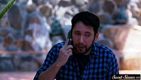 In a fantasy storyline, a busty teen rides a cock passionately.