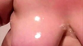 washing my chubby body in the bathtub