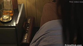 Thief slut gets her ass fucked hard in bondage