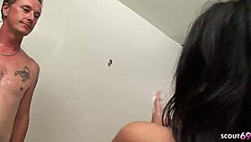 petite thai whore chats about bareback fuck with big white tourist at massage