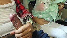 Romantic first time sex in car with beautiful indian