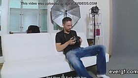 Oh, watch that broke lover let his flirty friend pound his ex-girlfriend for hard cash!