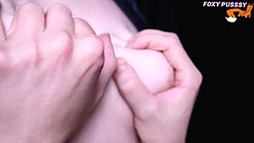 Nipple Sucking Boob Play Until Orgasm!