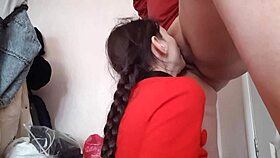 My teacher seduced me and made me kiss her passionately.