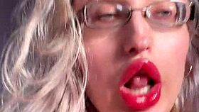big lips long tongue lipstick dirty talking cuckjoi