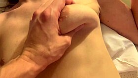 Did she bust her pussy open for titty fuck and huge sperm facial?