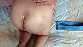 Six HUGE cumshots my FRIENDS gave me in the ASS full of MILK