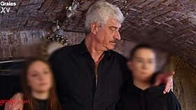 two cute teens submit to the master's kinky domination