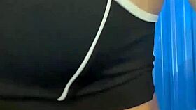 What A Hot Scene After Workout In Bathroom!