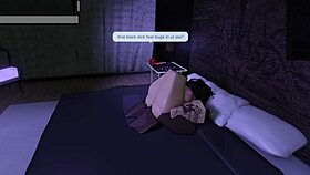 a roblox goth slut gets roughly fucked by a bbc bull and becomes a bbc whore