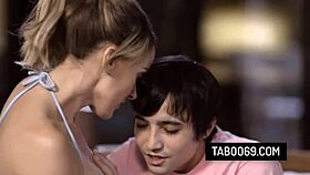 hot milf pristine edge seduces and fucks intensely on the couch with taboo passion