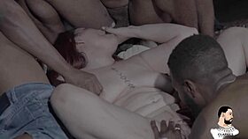 Christy Gets Birthday Bang POV with Big Black Cock, Facial, and Cum in Mouth