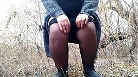 with a plump mother-in-laws palm on a wet pussy