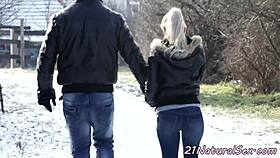 Pussyfucked Euro Beauty Intensely Pleases Cock With Passion