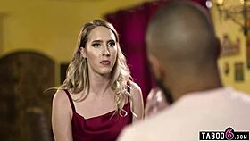 Blonde milf Cadence Lux argues, then gets ROUGH interracial sex with her black husband