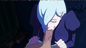 mei mei blows a stranger's monster cock in jujutsu kaisen