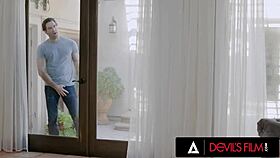 Caught masturbating, plumber helps out