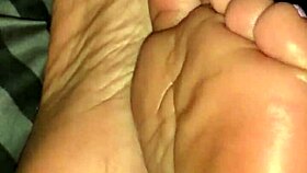 Candid Ebony Soles Exposed