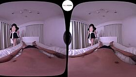 japanese maid gently wakes you up in the morning