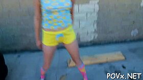 tattooed mighty man fucks sexy nymph with his cock