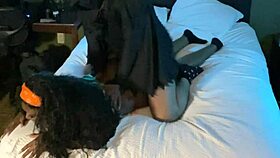 Cheerleader Bent Over and Plowed Rough by Big Black Cock?