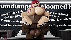 Hint of Railing Thick Redhead in Roblox