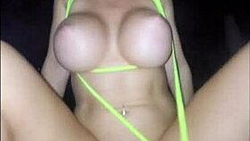 pov blonde raver slut takes you to rooftop to suck and get creampie