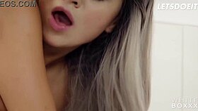 Perfect babe lisa gali in red lingerie makes bf erect and gets banged deep 💋