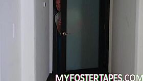 becky bandini, a curvy british milf, welcomes judy jolie home for barefoot bedroom fun involving cowgirl riding and doggystyle blowjob