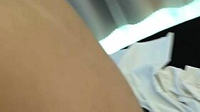 I am the big ass woman teasing the cleaner with my curves