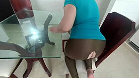 Wife cheats with boss for money, loves being a home slut compilation