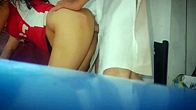 Young woman visits doctor's office and deceives her husband with real amateur sex