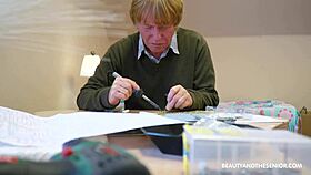 geeky old man charms teen girl