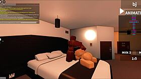 Face fuck that slut with big black cock.