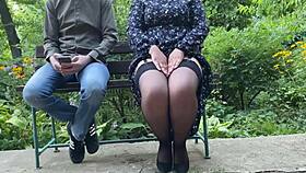 kinky stepmom wants stepson to lick her hairy pussy after pissing