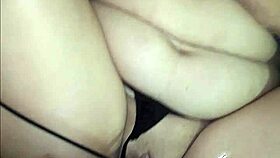 friend's mom catches me masturbating with her panties