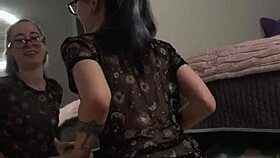 Young hot teen bent over