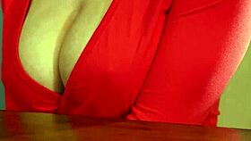 aderes quin explores chocolate god's massive cock in pov