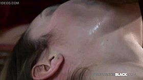 Amber Rayne Endures Intense Double Penetration by Three Massive Black Cocks