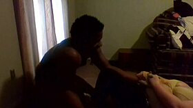 Detailed naked workout for mature women