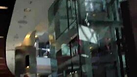 Raunchy amateur girlfriend vid with blonde fucked in toilet