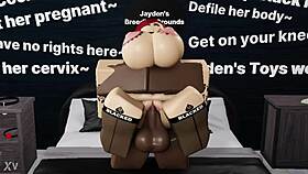 Hint of Railing Thick Redhead in Roblox