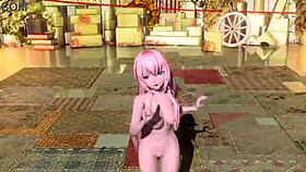 megurine luka patchwork staccato project diva nude mod full nude