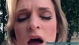 the real teen 18+ fucks me hard in public