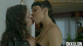 Rough Lesbian Spit Kissing Domination