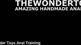 Ashley Rose tests the handmade Balldog size L dildo with additional anal fisting, gaping her asshole.