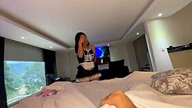 Empleada De Servicio Folla Con Su Jefe Y Quita El Condon