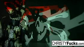 Christy mack teases tight wet pussy and ass