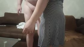 Titsjob and deepthroat old man hard dick 😏